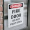 Signmission Fire Door Do Not Prop Open Danger Sign, Vinyl Decal, 7in W x 10in L, 2PK OS-2PACK-DS-D-710-V-2147 - alternate 5